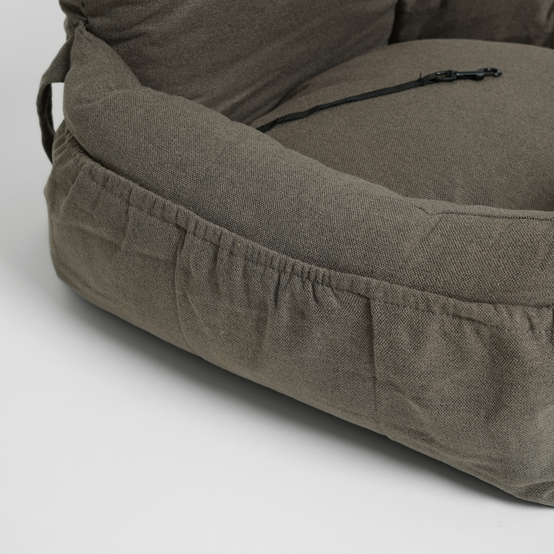 3-in-1 Hundeautositz und Reisebett Lara 2.0 Taupe
