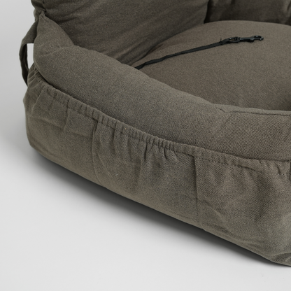 3-in-1 Hundeautositz und Reisebett Lara 2.0 Taupe