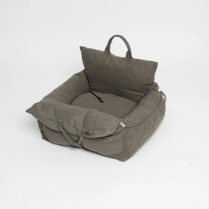 3-in-1 Hundeautositz und Reisebett Lara 2.0 Taupe