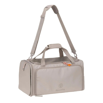 Hundetragetasche Benno Taupe