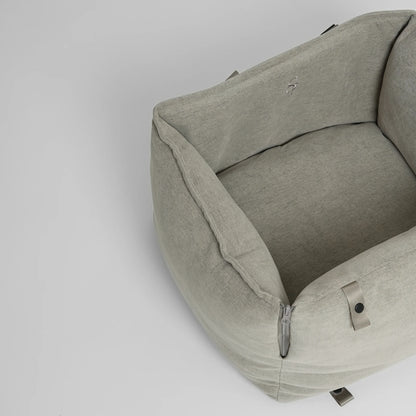 2-in-1 Hundeautositz und Reisebett Fenja Dune