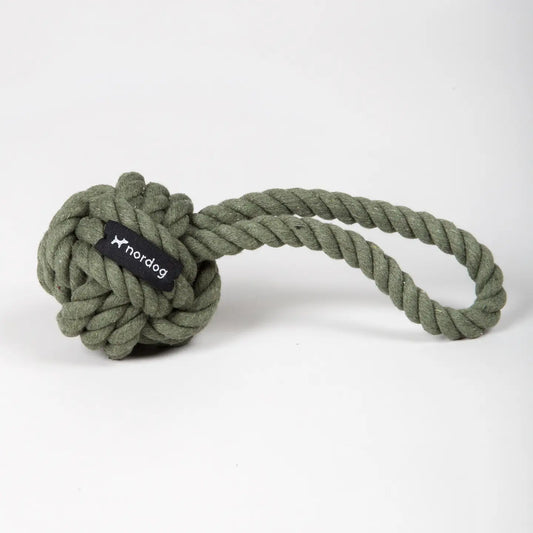 Hundespielzeug Tauball Olive