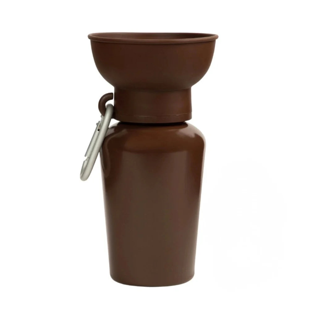 Reisetrinkflasche für Hunde Flip 590ml Brown