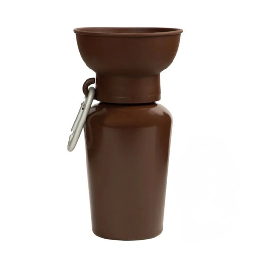 Reisetrinkflasche für Hunde Flip 590ml Brown