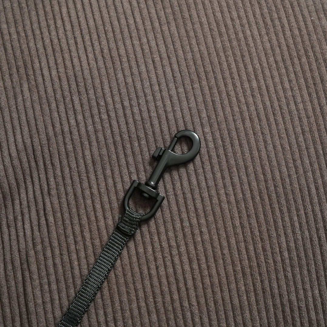 3-in-1 Hundeautositz und Reisebett Lara Cord 2.0 Taupe