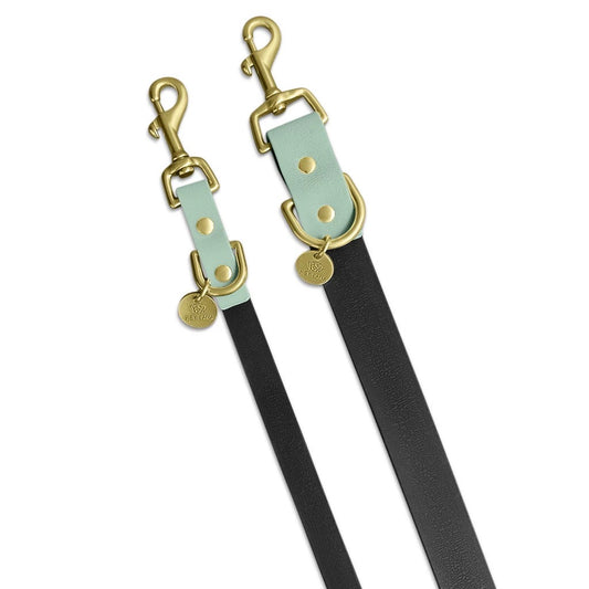 Hundeleine Outdoor Flex Schwarz/Mint