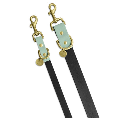 Hundeleine Outdoor Flex Schwarz/Mint