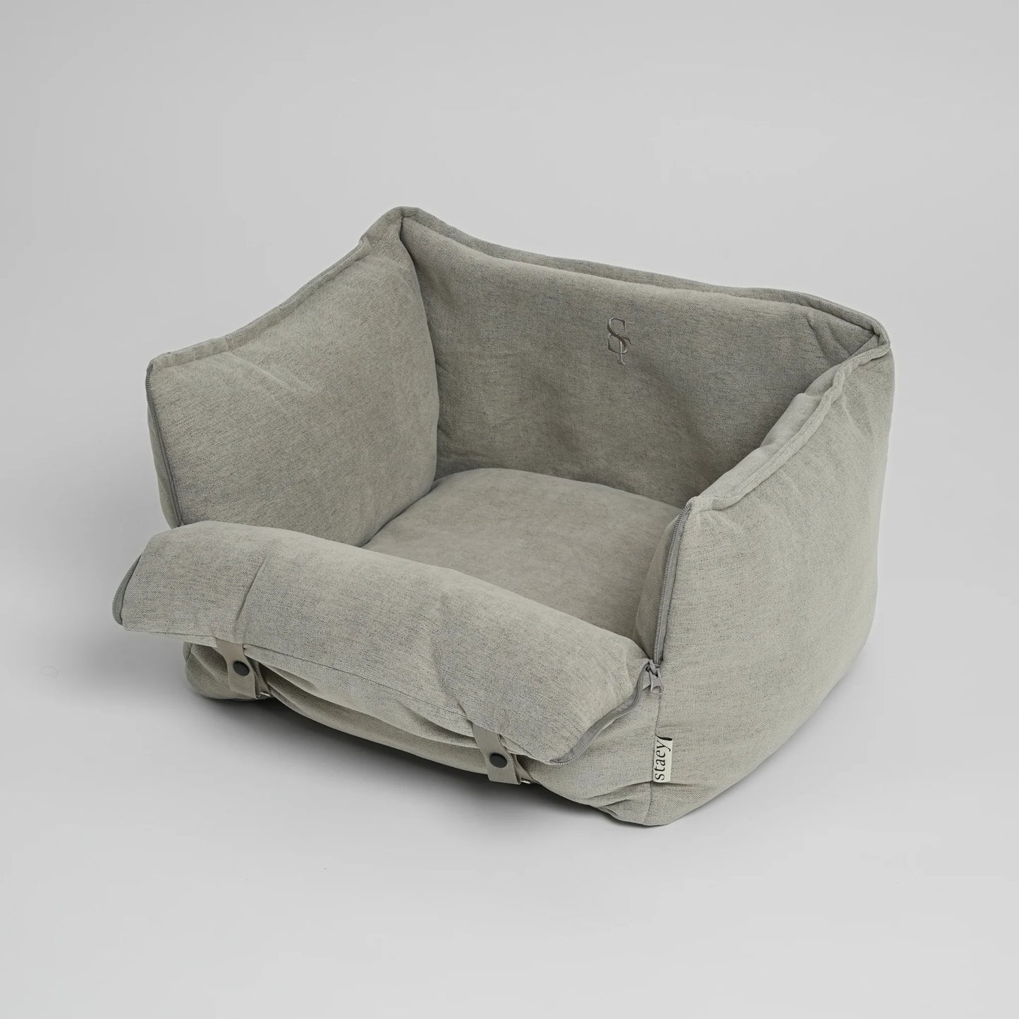 2-in-1 Hundeautositz und Reisebett Fenja Dune