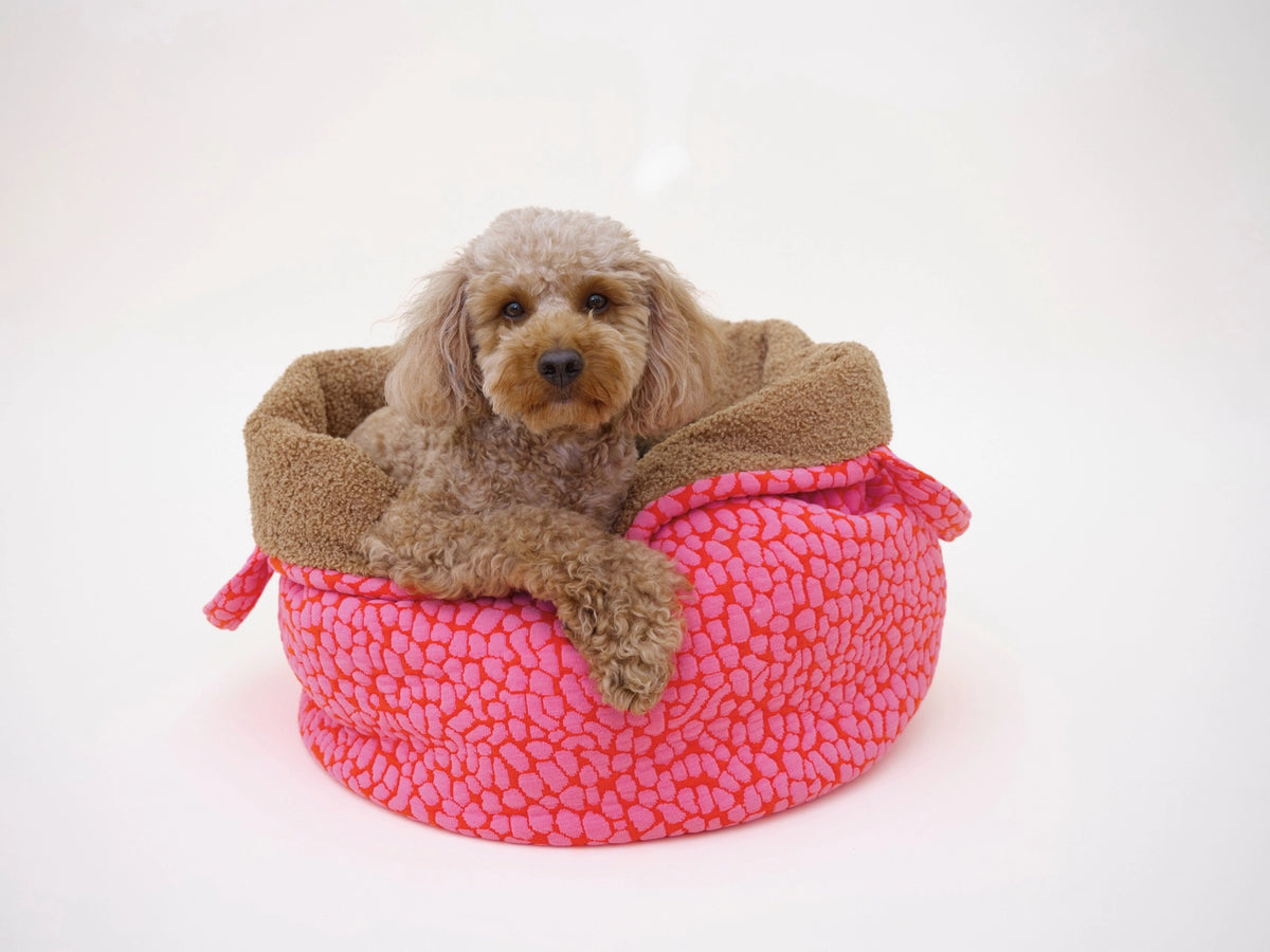 Hundebett Studio Nest Pink Lava