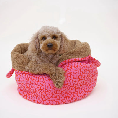 Hundebett Studio Nest Pink Lava