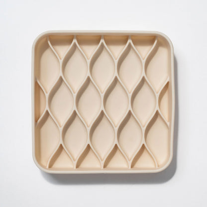 Schleckmatte Argyle Creme