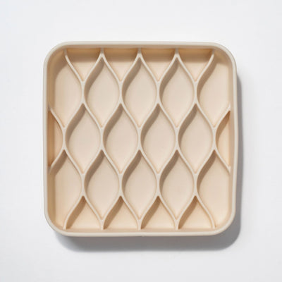 Schleckmatte Argyle Creme