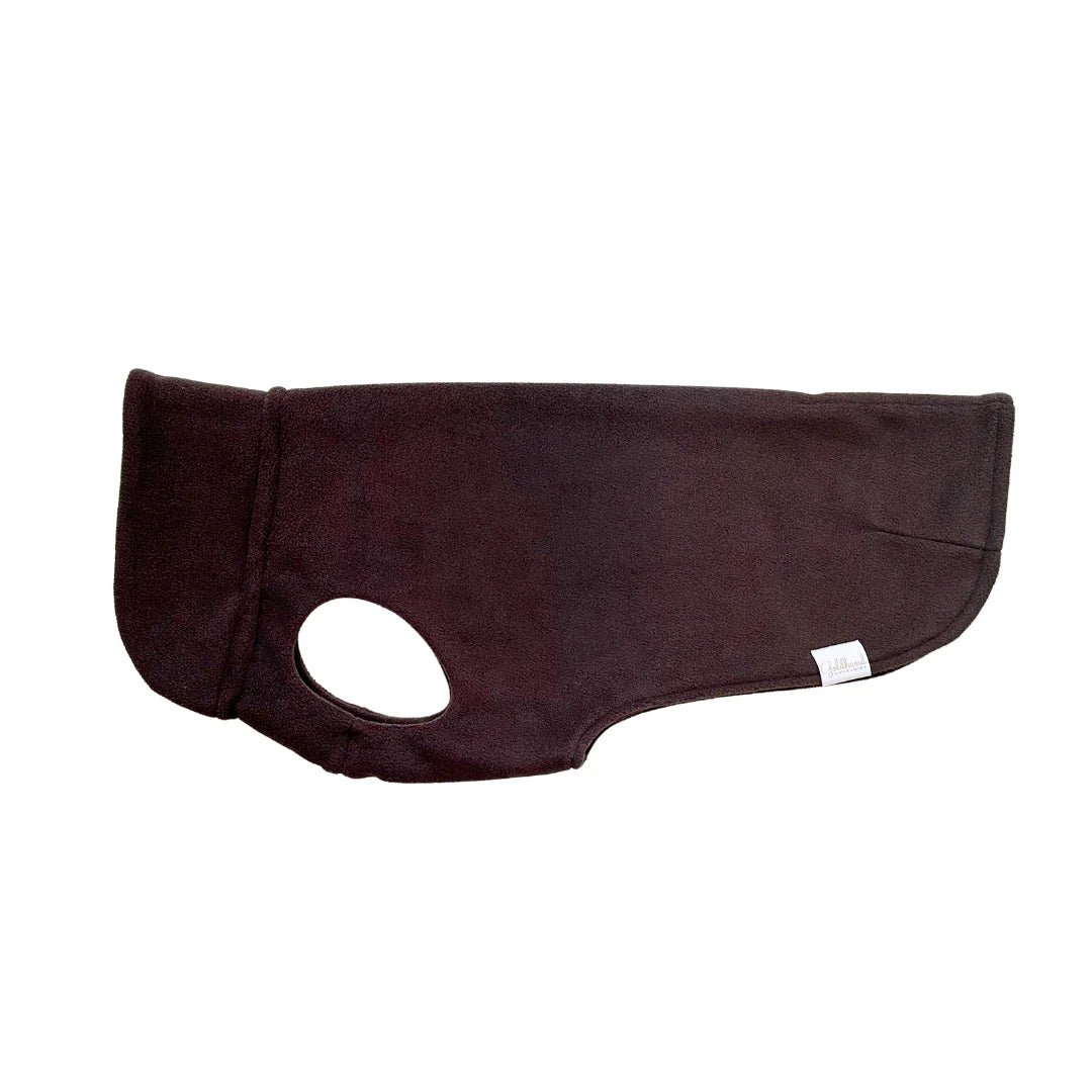 Hundepullover CosyShirt Stay Warm Fleece Dunkelbraun