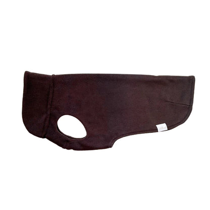 Hundepullover CosyShirt Stay Warm Fleece Dunkelbraun