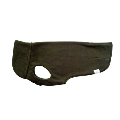 Hundepullover CosyShirt Stay Warm Fleece Moosgrün