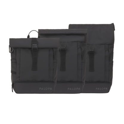 Rolltop Rucksack Yoska Schwarz