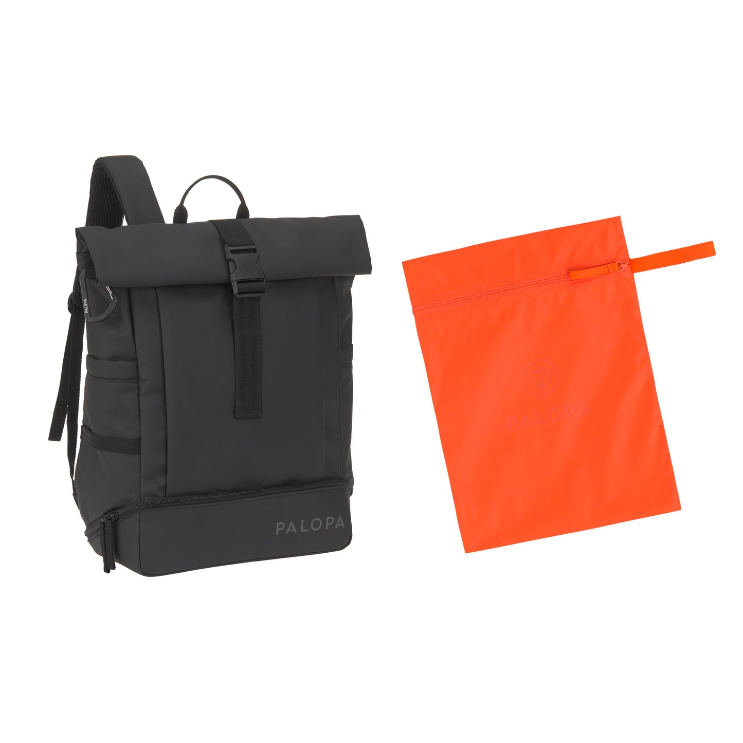 Rolltop Rucksack Yoska Schwarz