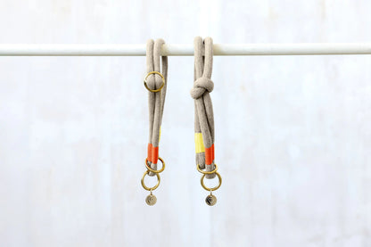 Hundehalsband geflochten Mila Neon Orange