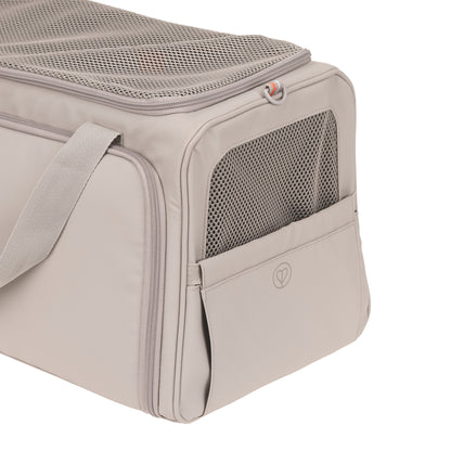 Hundetragetasche Benno Taupe