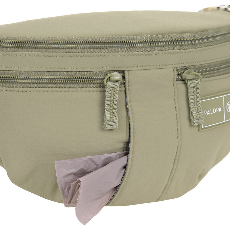Leckerlitasche Emma Crinkled Pale Olive