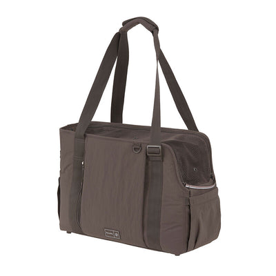 2-in-1 Hundetragetasche Weda Crinkled Chocolate