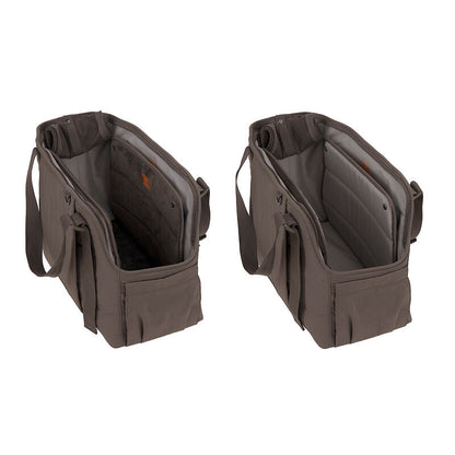 2-in-1 Hundetragetasche Weda Crinkled Chocolate