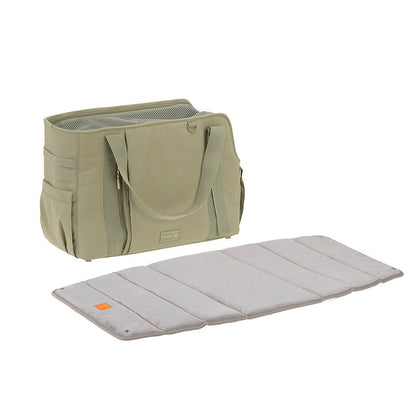 2-in-1 Hundetragetasche Weda Crinkled Pale Olive