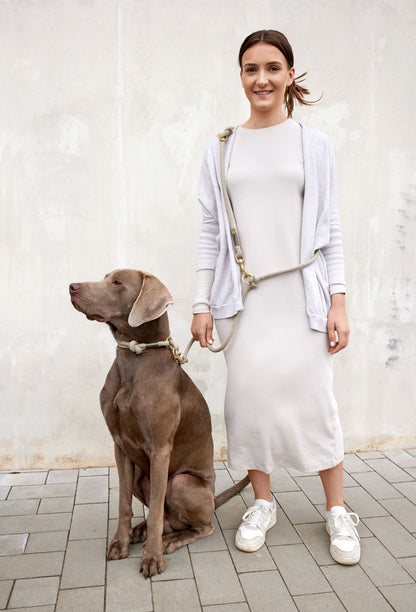 Mila Leinen-Halsband-Set