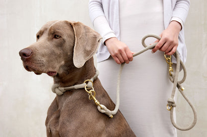 Mila Leinen-Halsband-Set