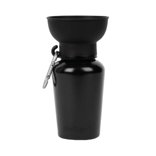 Reisetrinkflasche für Hunde Flip 590ml Black