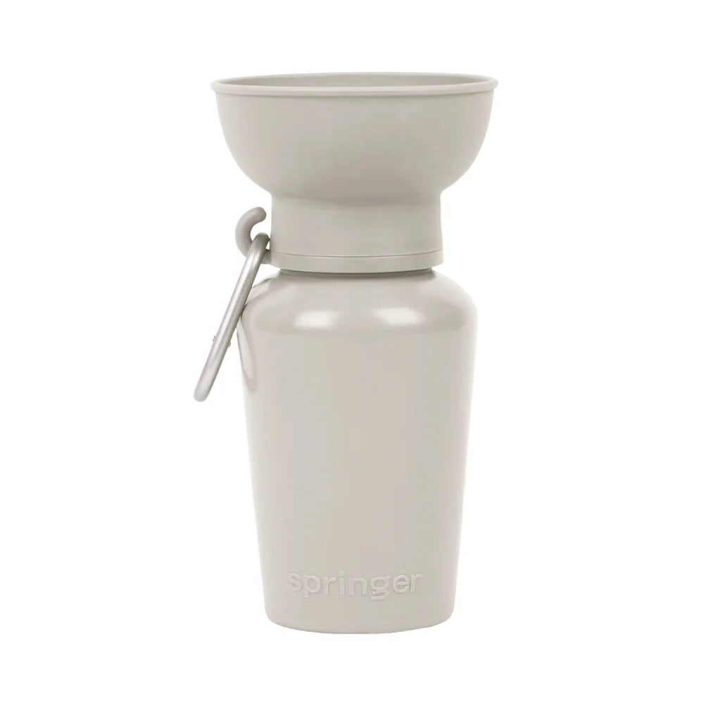 Reisetrinkflasche für Hunde Flip 590ml Nude