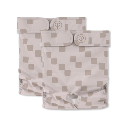 Läufigkeitshose & Hundewindel Glan Taupe 2er-Set