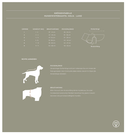 Hundewintermantel Nolia Lang Taupe