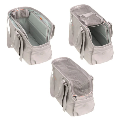2-in-1 Hundetragetasche Weda Taupe