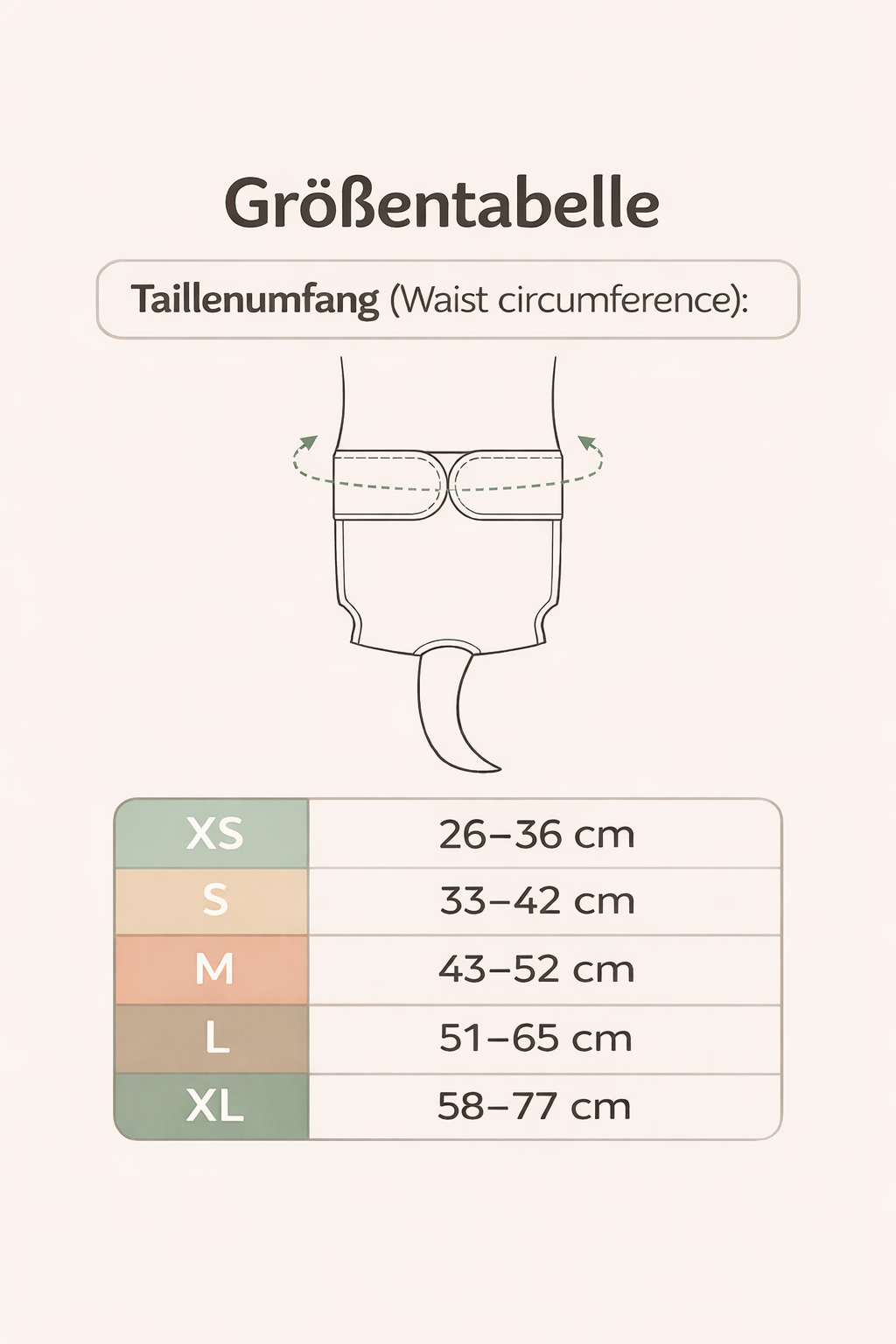 Läufigkeitshose & Hundewindel Glan Taupe