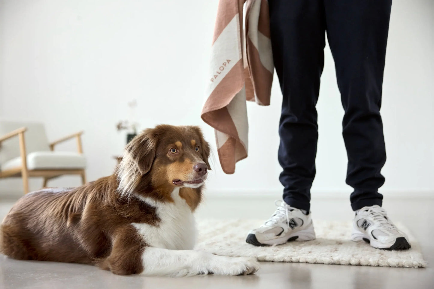 Hundedecke Ida Streifen Ahorn