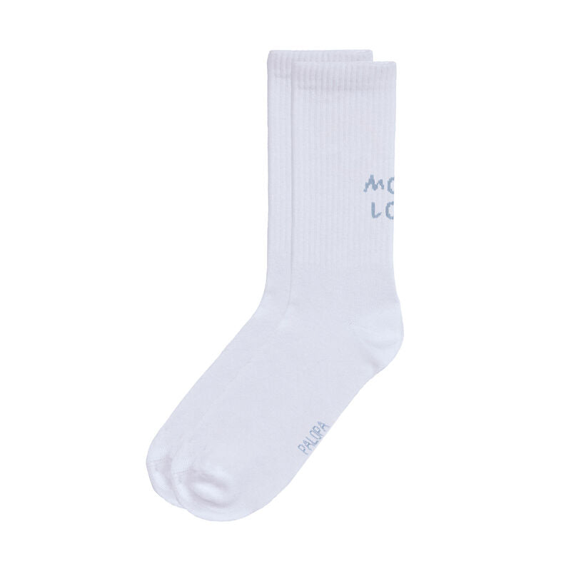 Tennis Socken Lettering 2er-Set Blue/Grey