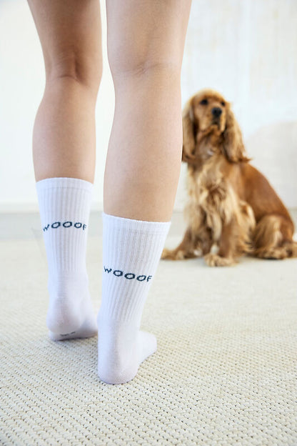 Tennis Socken Lettering 2er-Set Blue/Grey