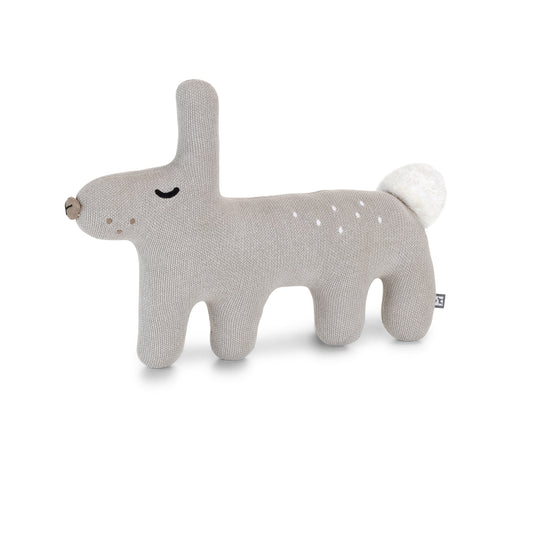 Bosco Stofftier Hase Grau
