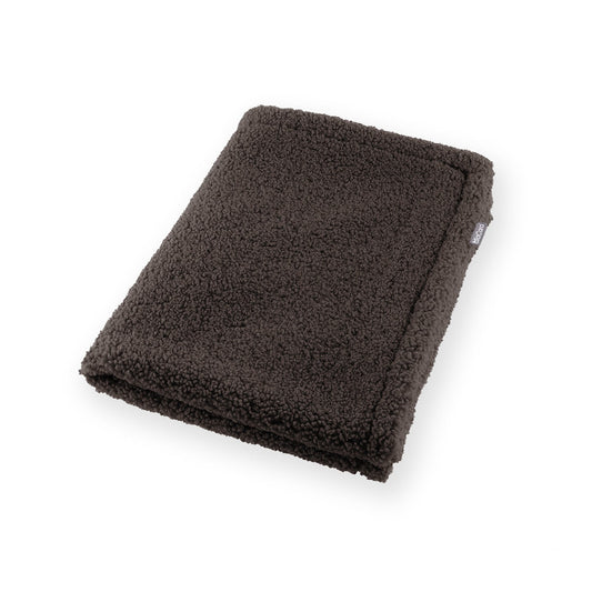 MIACARA Hundedecke Senso Schokolade – weiche Bouclé-Decke für Hunde