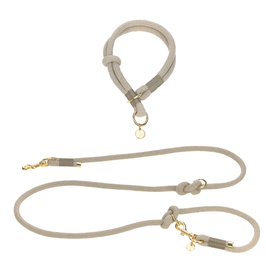 Mila Leinen-Halsband-Set