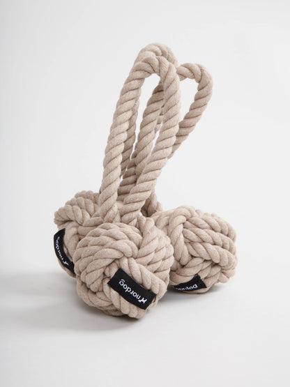 Hundespielzeug Tauball Beige
