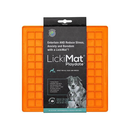 LickiMat Playdate Classic Orange