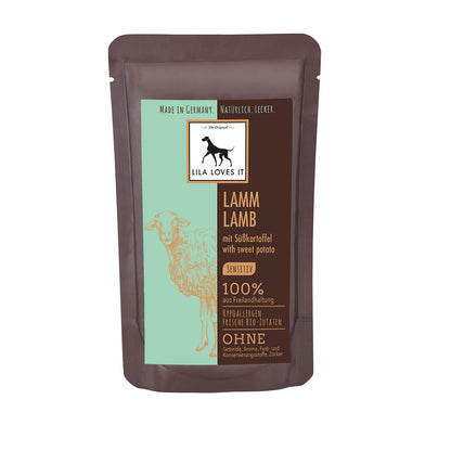 Lamm mit Süßkartoffeln 150g