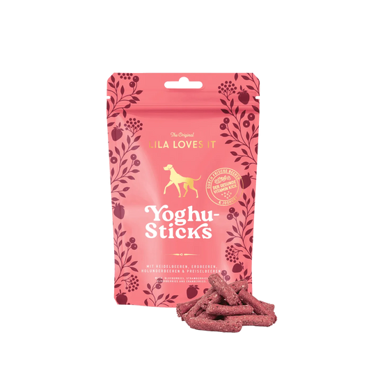 Yoghu-Sticks mit Beeren