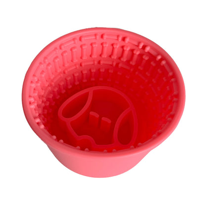 Schleckbecher Pink
