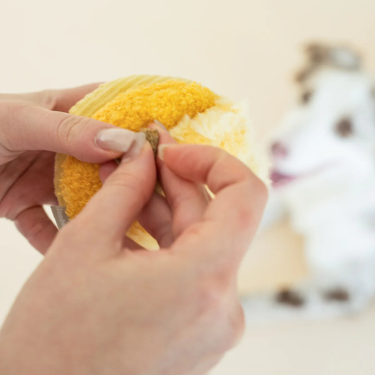 Schnüffelball Toto Small Gelb