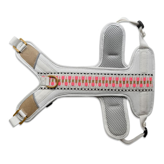 Hundegeschirr Gepolstert Pink/Beige
