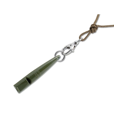 Hundepfeife Khaki Grün mit Pfeifenband