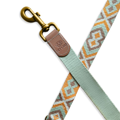 Hundeleine 2m Mint/Orange